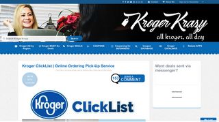 Kroger ClickList | Online Ordering Pick-Up Service | Kroger Krazy