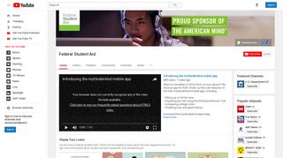 Federal Student Aid - YouTube