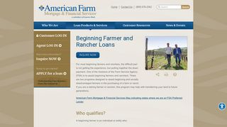 Beginning Farmer and Rancher Loans | American Farm Mortgage ...