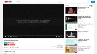 FSA Portal Navigation - YouTube