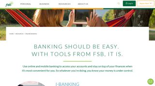 I-Banking | Online Banking from FSB - Farmers State Bank