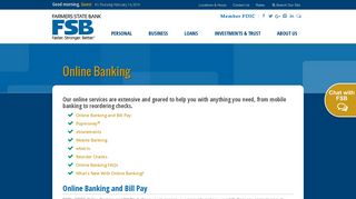 FSB Personal Online Services - Farmers State Bank (Marion, IA)