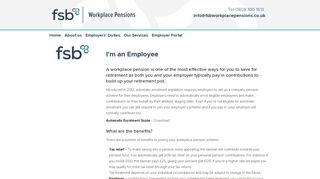 Employees - FSB Workplace Pensions