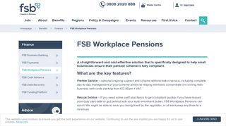 Business Workplace Pensions for Small Businesses - FSB