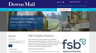 FSB Workplace Pensions - Downs Mail