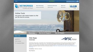 FSC Rater - Networked Insurance Agents