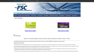 Client Login - FSC Securities Corporation