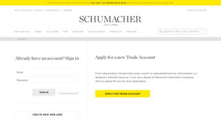 Sign In/Register - Schumacher