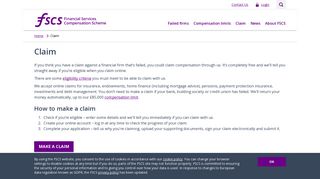 Make a free financial compensation claim |FSCS