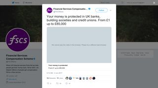 Financial Services Compensation Scheme on Twitter: 