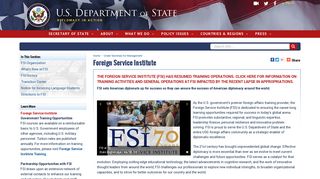 Foreign Service Institute - Department of State