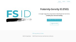 Fraternity-Sorority ID - A federated login for the fraternal industry's ...
