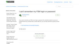 I can't remember my FSM login or password – FanDraft FAQ ...