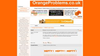 Orange Problems, EE Problems, T-Mobile Problems - View topic ...