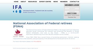 National Association of Federal retirees (FSNA) - International ...