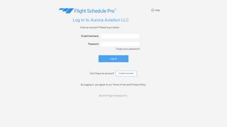 FSP Login - Flight Schedule Pro