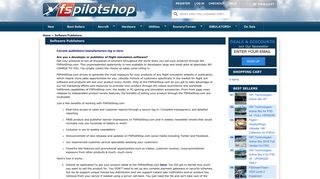 Sell Your Software - FSPilotShop