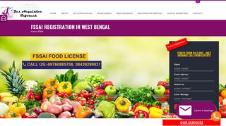 FSSAI Registration In West Bengal