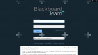 Blackboard Learn - WVNet