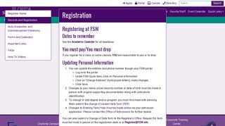 Registration | Registrar | Florida SouthWestern State College