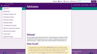 Admissions Home - Admissions | Florida SouthWestern State College