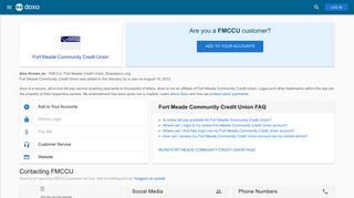 Fort Meade Community Credit Union: Login, Bill Pay, Customer ... - Doxo