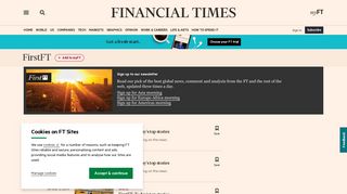 FirstFT | Financial Times
