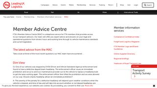 FTA - FTA's Member Advice Centre For Freight & Logistics Advice