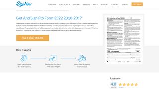 Ftb form 3522 2018-2019 | SignNow - Fill Out and Sign Printable PDF ...