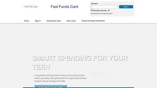 Fast Funds Card - Home Page - visaprepaidprocessing.com