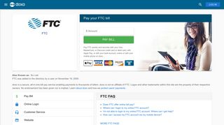 FTC: Login, Bill Pay, Customer Service and Care Sign-In - Doxo
