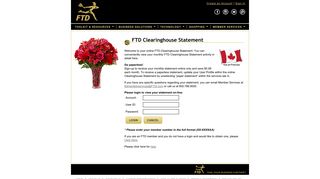 FTDi.COM | FTD Clearinghouse Statement | Login