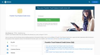 Franklin Trust Federal Credit Union (FTFCU): Login, Bill Pay ... - Doxo