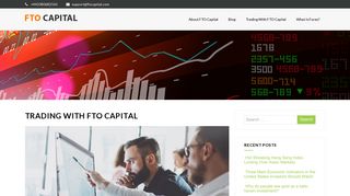 Trading With FTO Capital - Trading your best today - FTO Capital Broker