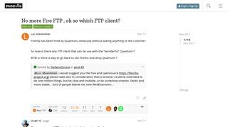 No more Fire FTP , ok so which FTP client? - Add-on Support - Mozilla ...