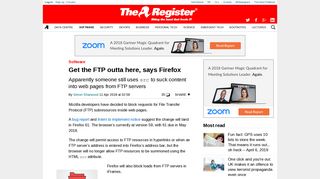Get the FTP outta here, says Firefox • The Register