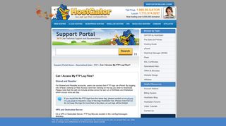Can I Access My FTP Log Files? « HostGator.com Support Portal