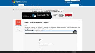 How do I access the MICROSOFT FTP server? - Windows 10 Forums