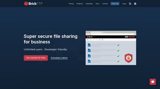 Secure FTP Hosting Server for Business · BrickFTP