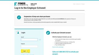 Log in to the Employer Extranet - Fonds de solidarité FTQ