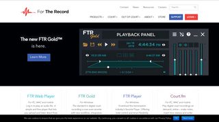 For The Record (FTR) - Digital Court Recording Solutions