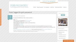 Ftv Girls Password | Porn Passwords