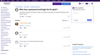 Who has a password and login for ftv girls? | Yahoo Answers
