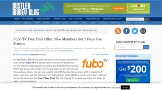 Fubo TV Free Trial Offer: New Members Get 7 Days Free Stream