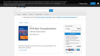 FUE Hair Transplantation - A Minimally Invasive Approach | Reza P ...