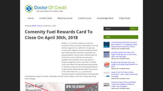 Comenity Fuel Rewards Card To Close On April 30th, 2018 - Doctor Of ...