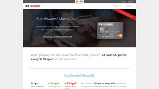 Fuel Rewards MasterCard | Now Earn Fuel Rewards savings ...