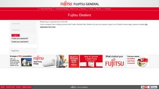 Dealer Access Login - Fujitsu General New Zealand Limited