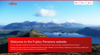 the Fujitsu Pensions website