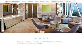 Dealer Log In | Fujitsu Air Conditioning - Fujitsu General
